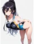 シャニマス  白瀬咲耶  競泳水着CG集