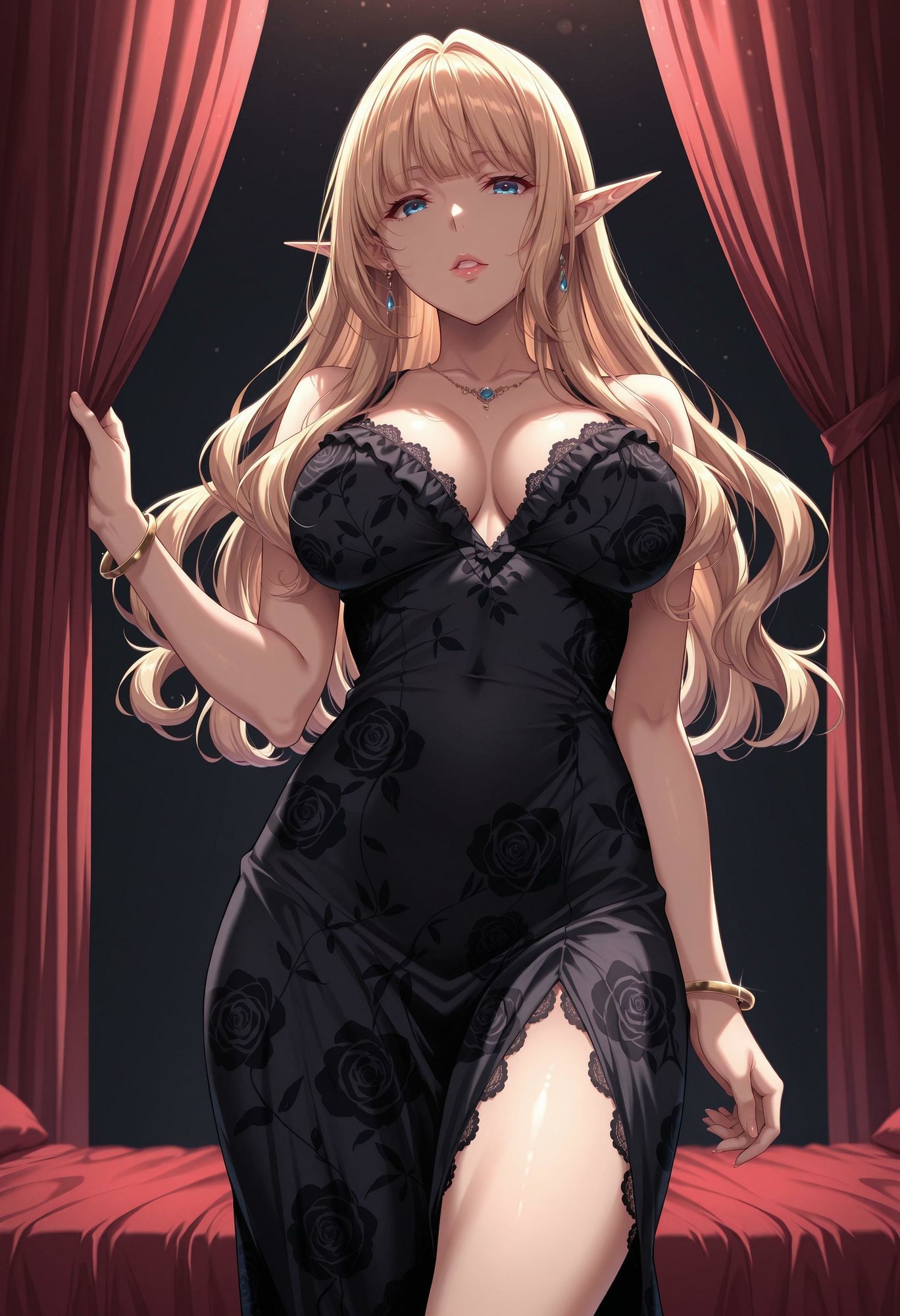 サンプル画像1:娼館で働くエルフたち(ブービータン) [d_659119]