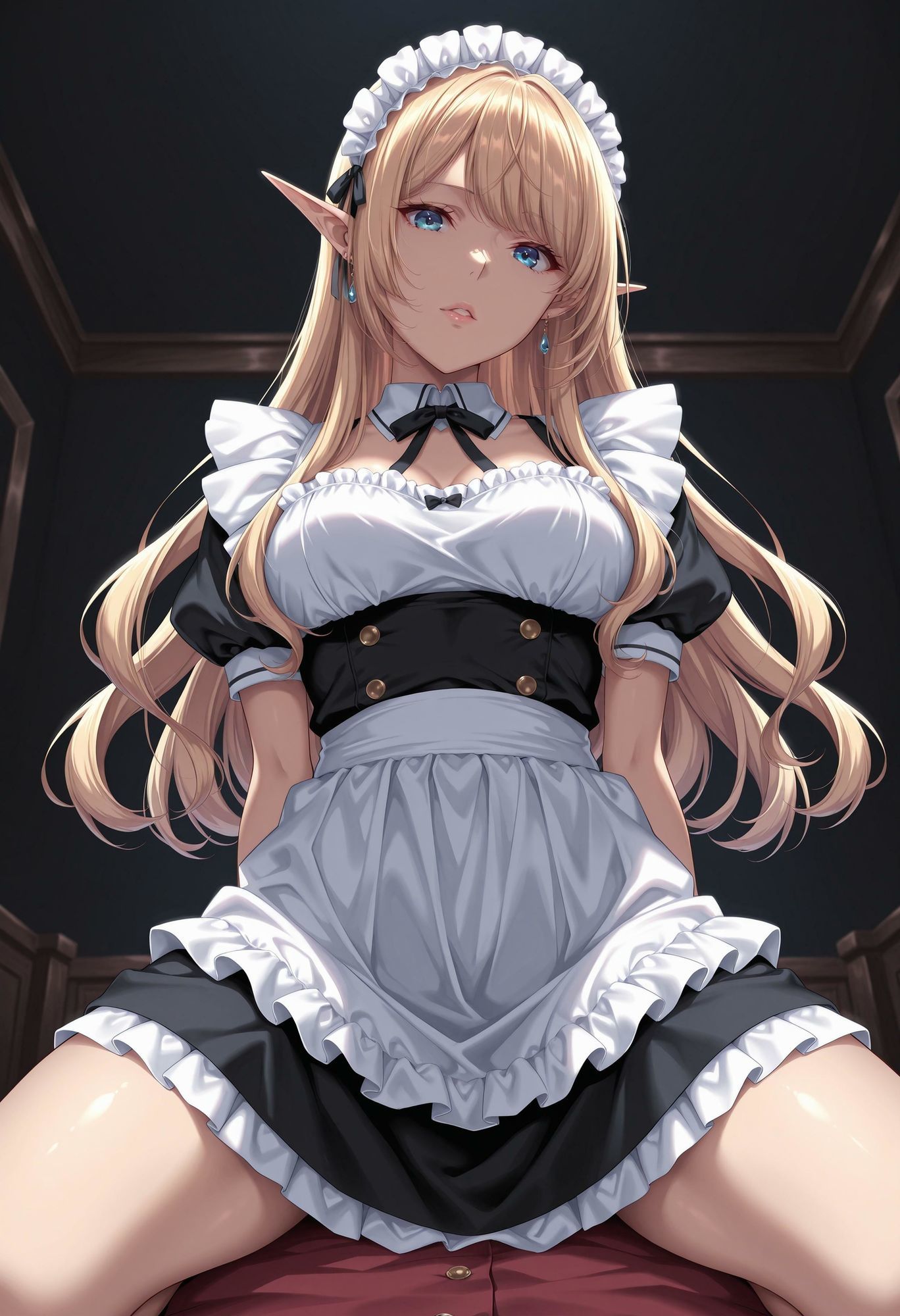 サンプル画像2:エルフのメイドさん熱烈ご奉仕7(ブービータン) [d_659122]