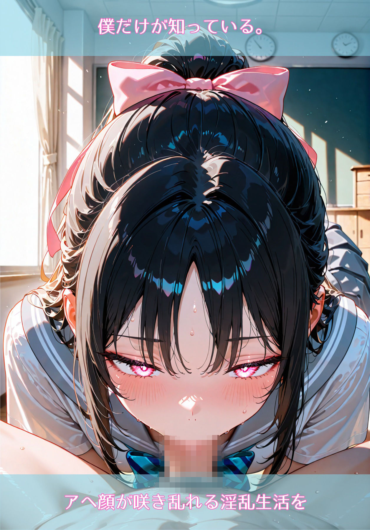 サンプル画像2:無口な彼女の誰も知らない裏顔〜僕だけが知る絶対服従、家でも教室でもアヘ顔だらけの淫乱生活〜(へっぽこひよこ) [d_659148]