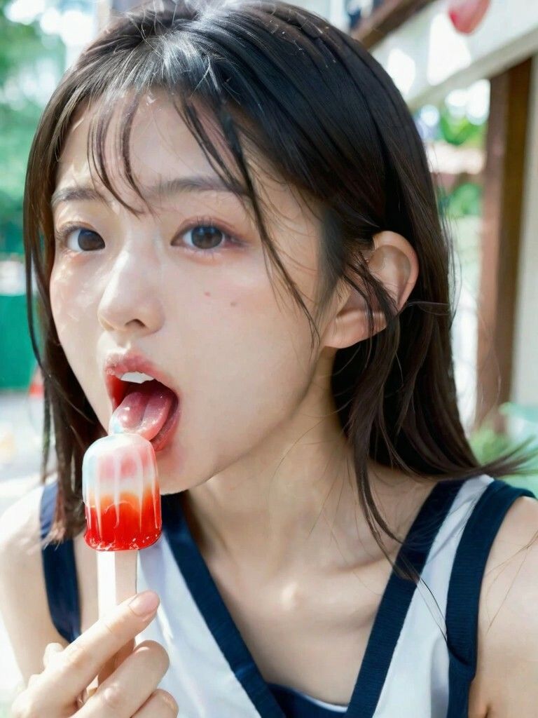 サンプル画像1:ぺろり日和。 〜キャンディ、ドアノブ舐め編〜(フェチマニアック部位研究所) [d_659185]