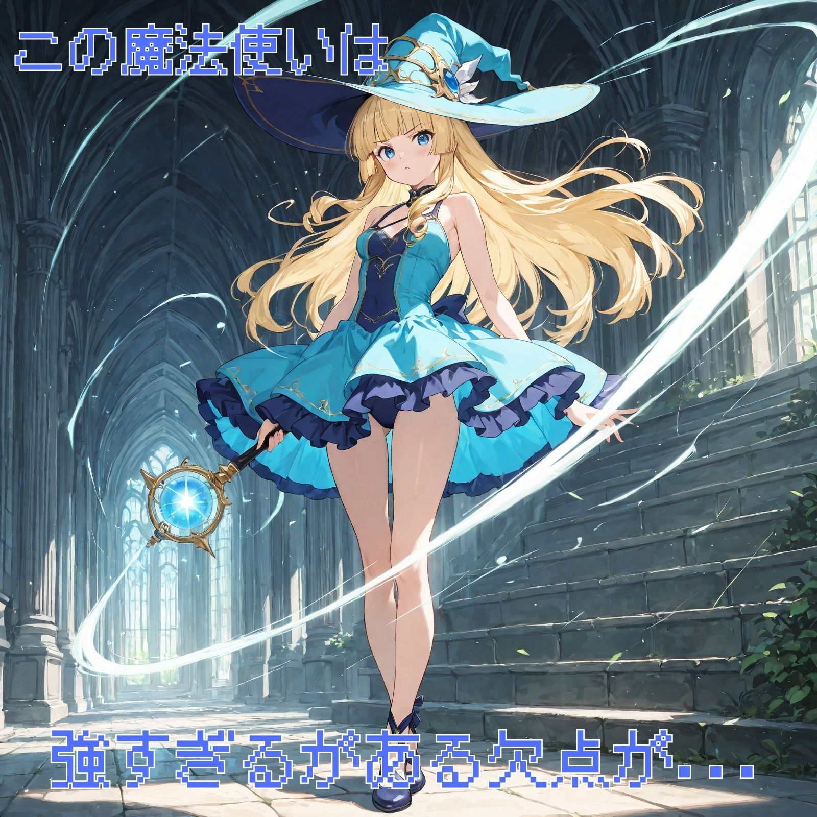 見下してきた女魔法使いを夜のスキルでわからせる！_0