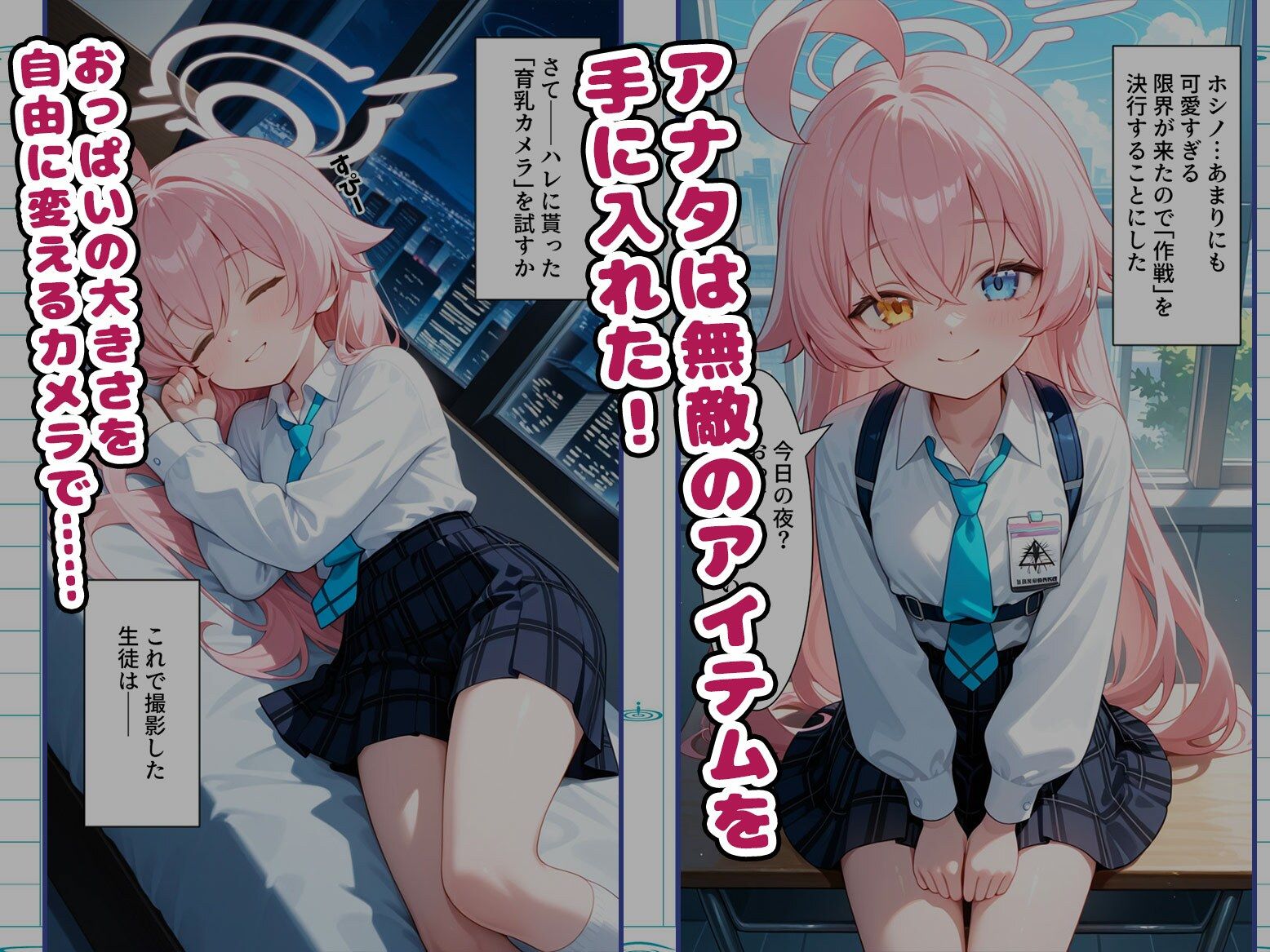 サンプル画像1:【ホ〇ノ編】催●アプリでキヴォトスハーレム化プロジェクト4話(AIJKアート) [d_659280]