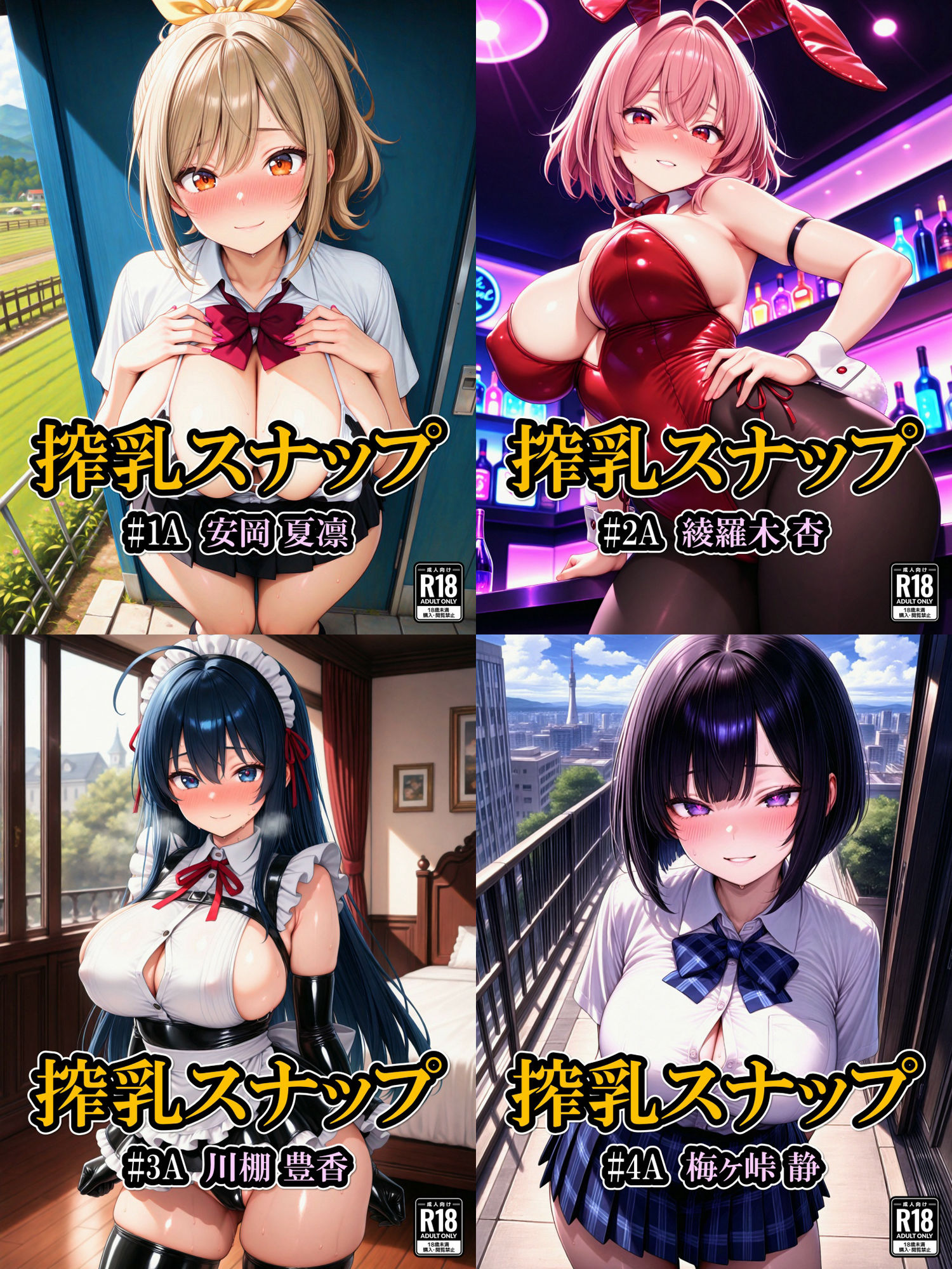 サンプル画像1:搾乳スナップ2(雷鰤) [d_659376]