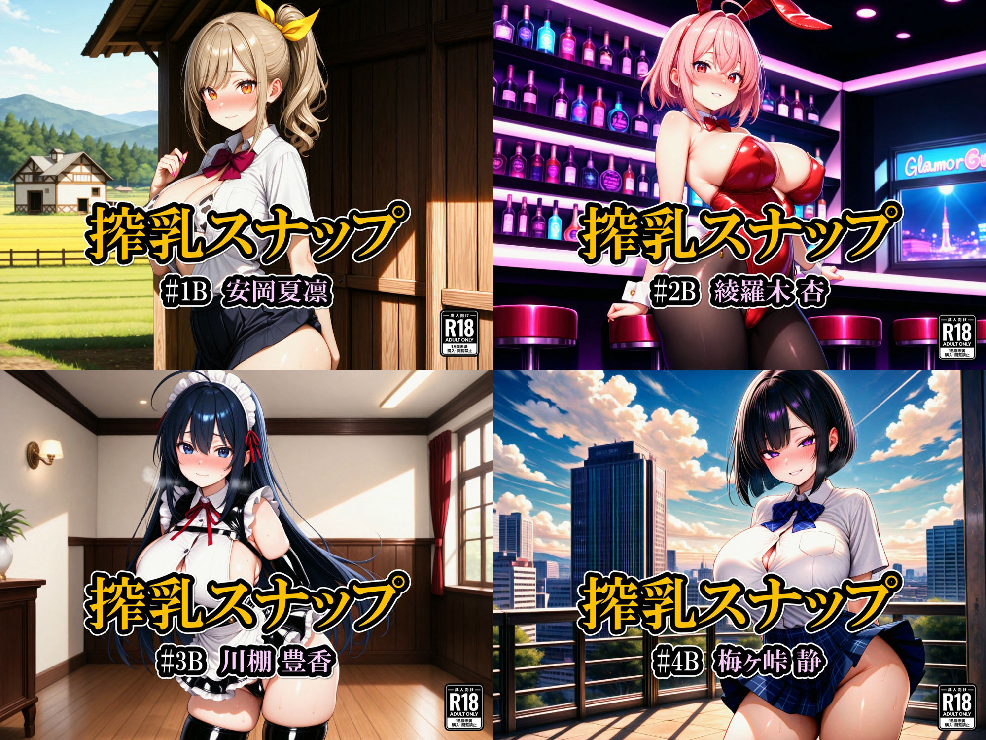 サンプル画像4:搾乳スナップ2(雷鰤) [d_659376]