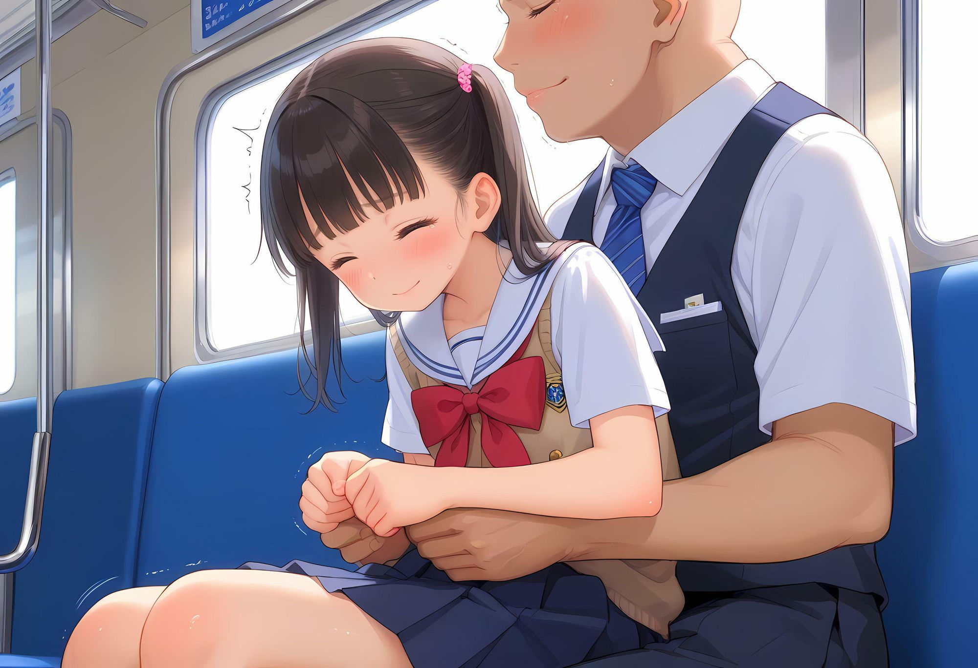 サンプル画像2:発射します〜ご注意ください(ちっぱい少女) [d_659482]