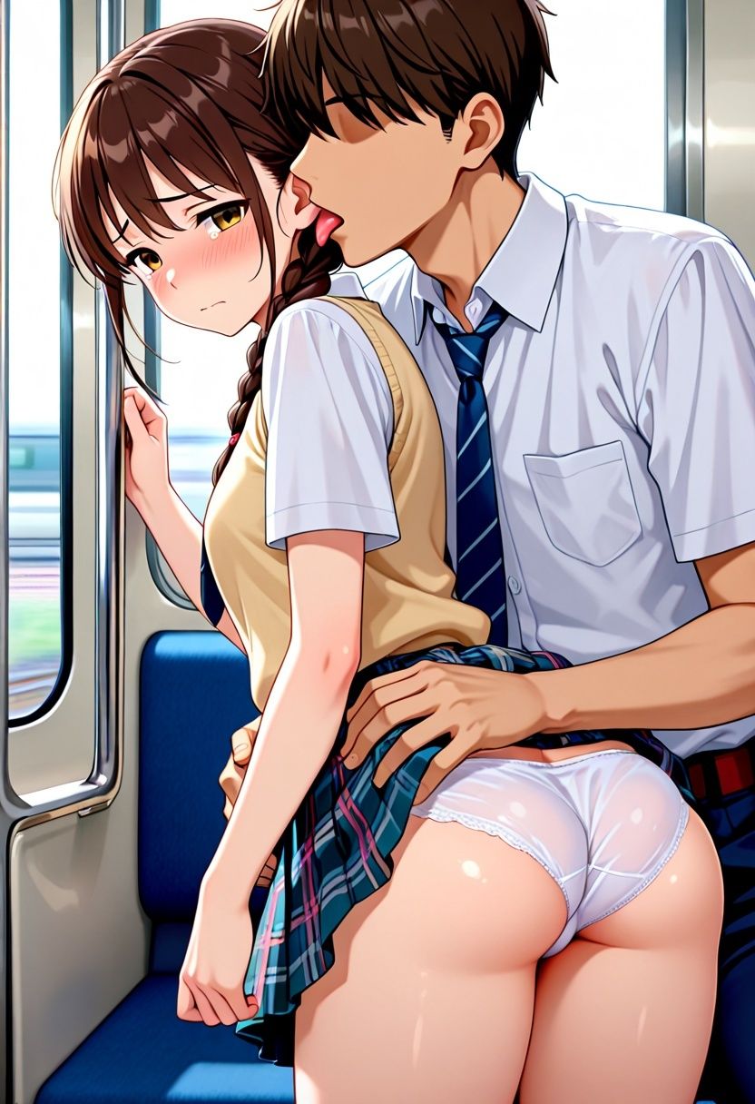 痴●電車、中出し肉便器 画像9