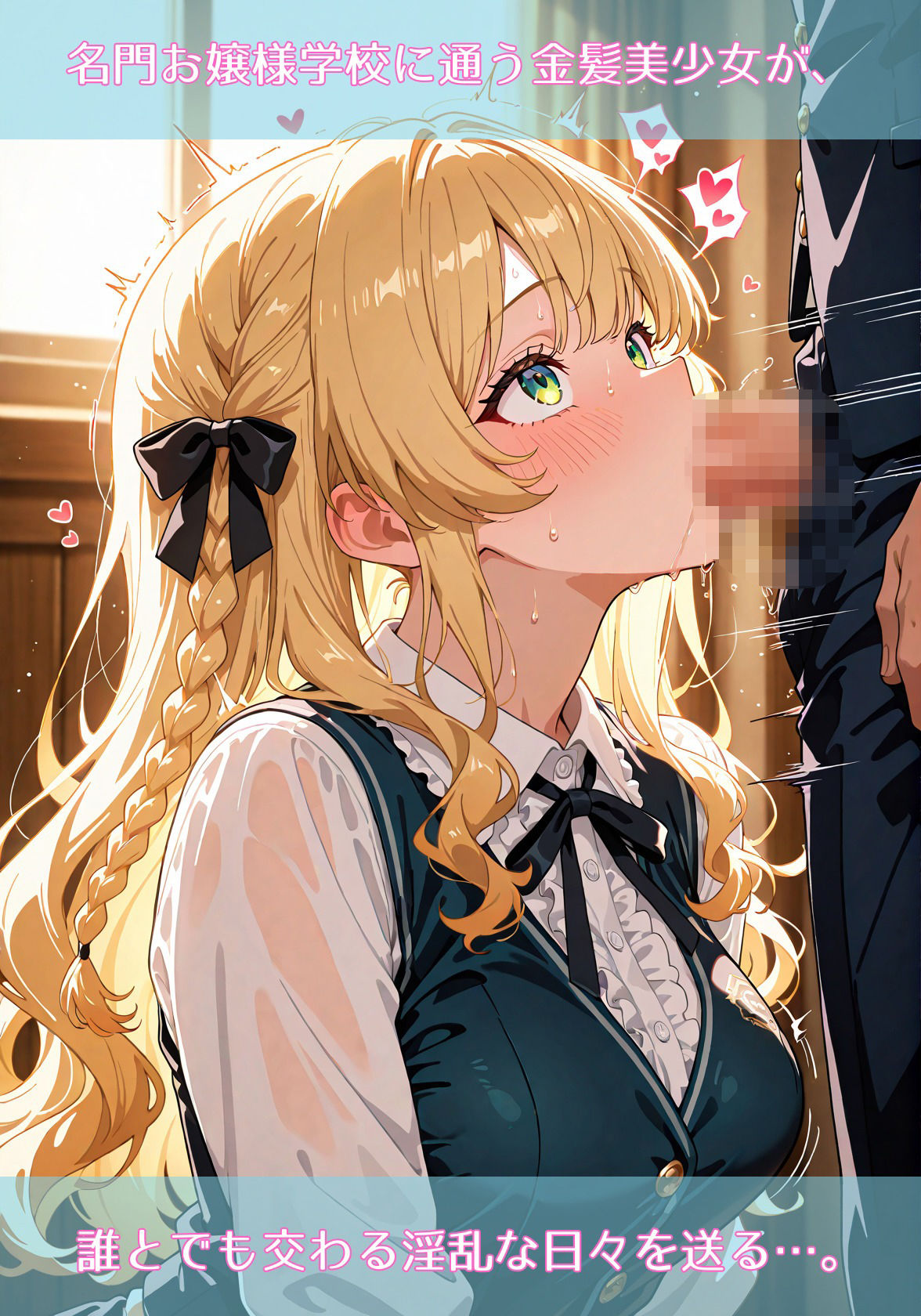 変態お嬢様が学校中を中出しNTR  『お兄様、ごめんなさい…でも、気持ち良すぎて止まらないの…』 画像1
