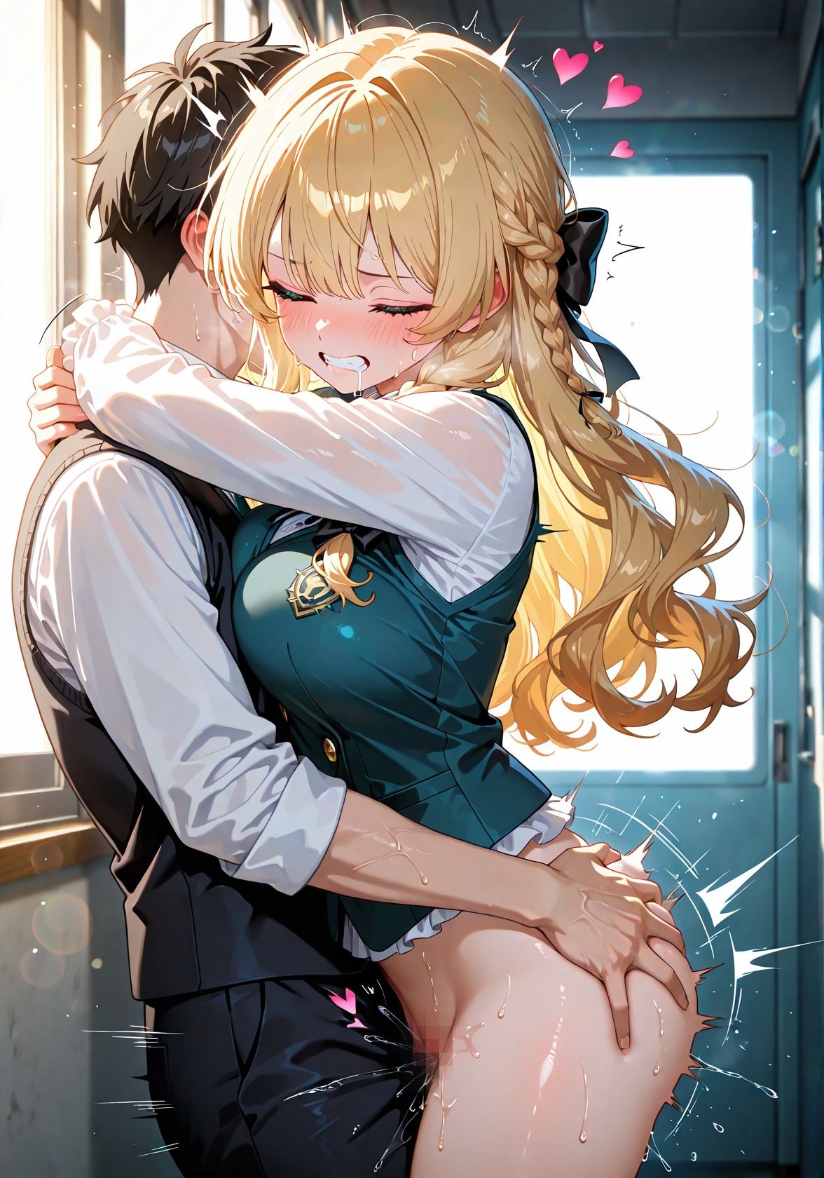 変態お嬢様が学校中を中出しNTR  『お兄様、ごめんなさい…でも、気持ち良すぎて止まらないの…』 画像5