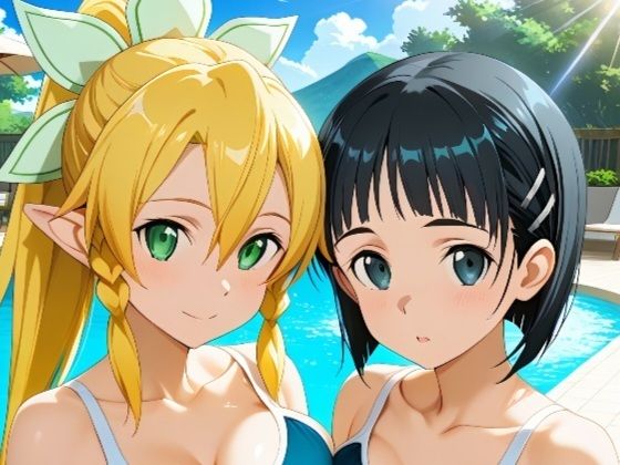 スクール水着の◯葉と◯ー◯ァ