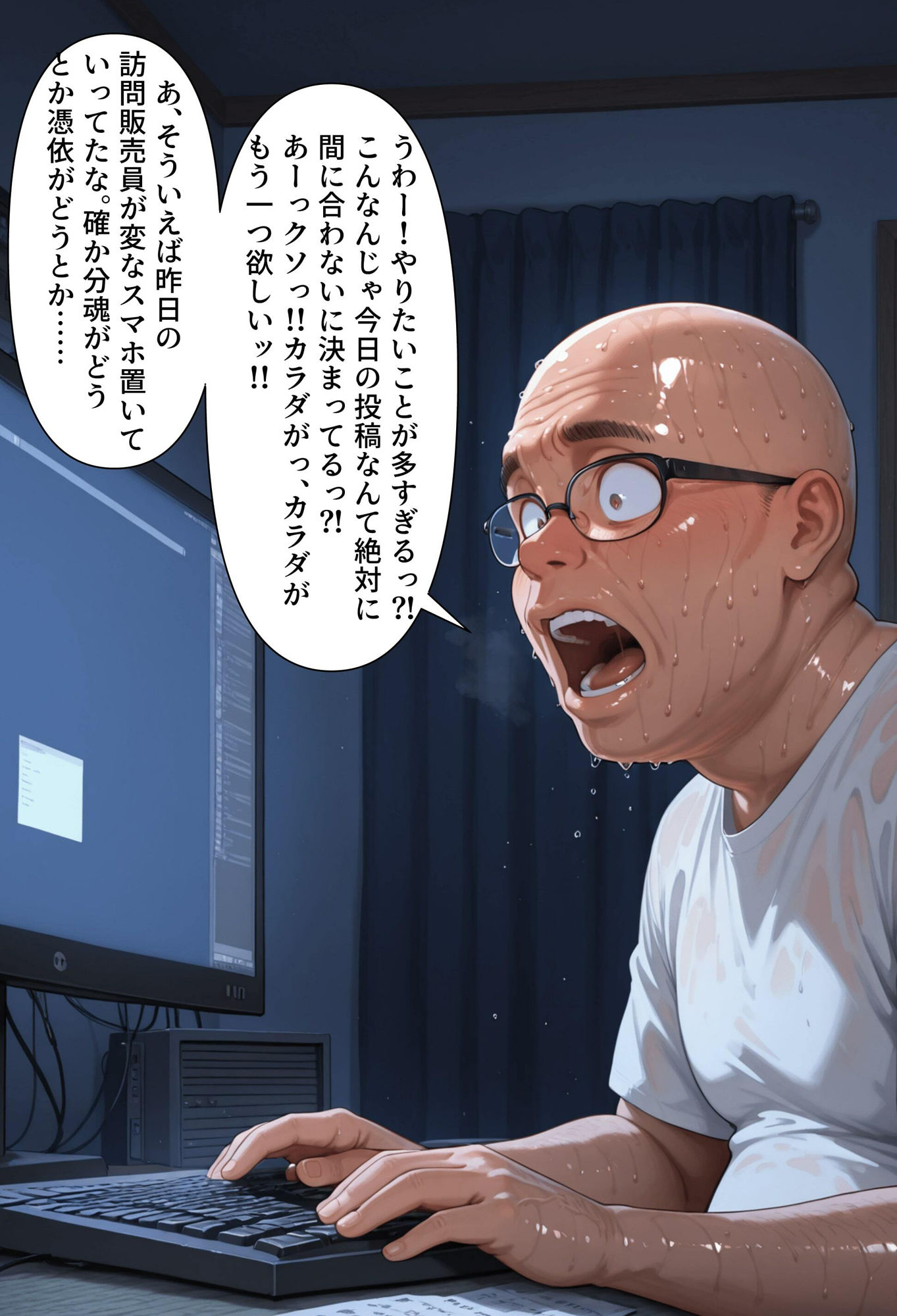 サンプル画像1:【分魂憑依】美少女配達員ちゃん（彼氏持ち）(tsf-Saeki) [d_659666]