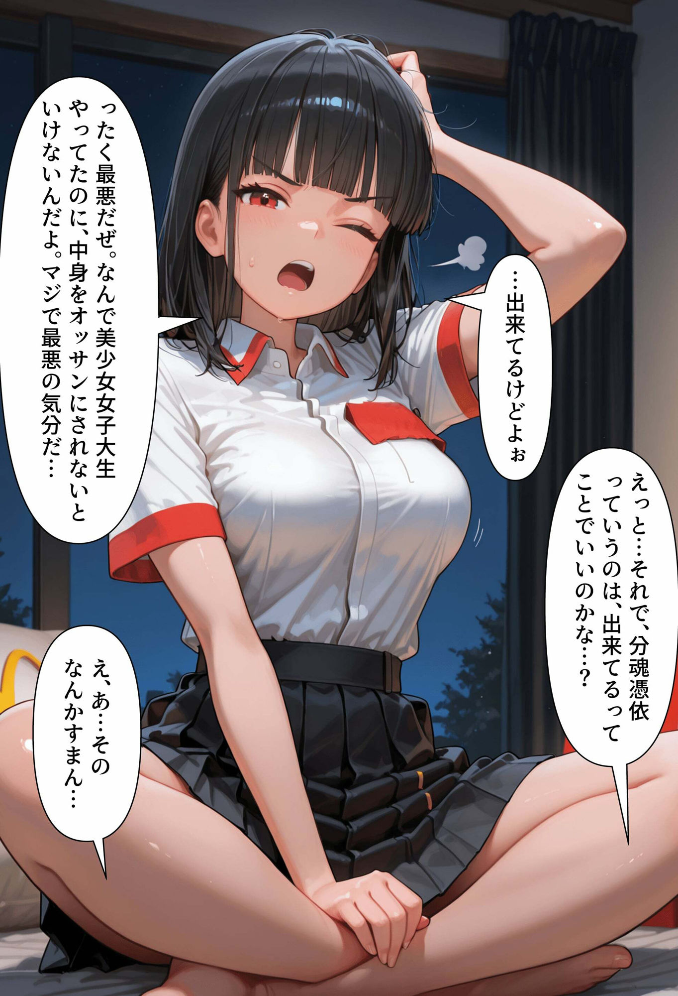 サンプル画像3:【分魂憑依】美少女配達員ちゃん（彼氏持ち）(tsf-Saeki) [d_659666]