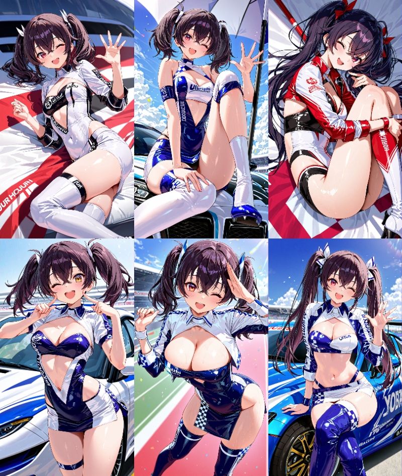 【FHD画質】あやかちゃんのレースクイーン体験記♪ 画像1