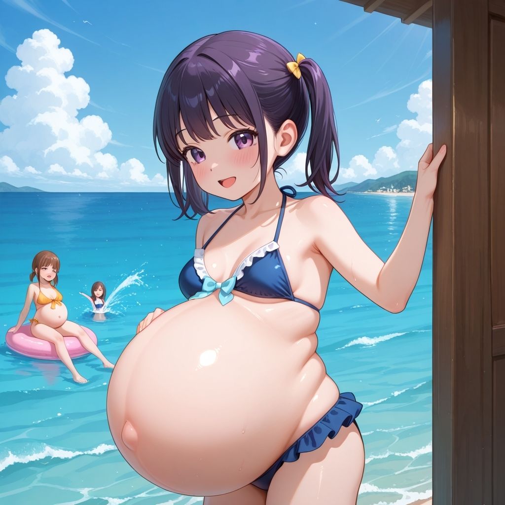 サンプル画像4:びきにんぷ〜まだまだ夏は終わらない〜(髀肉) [d_659729]