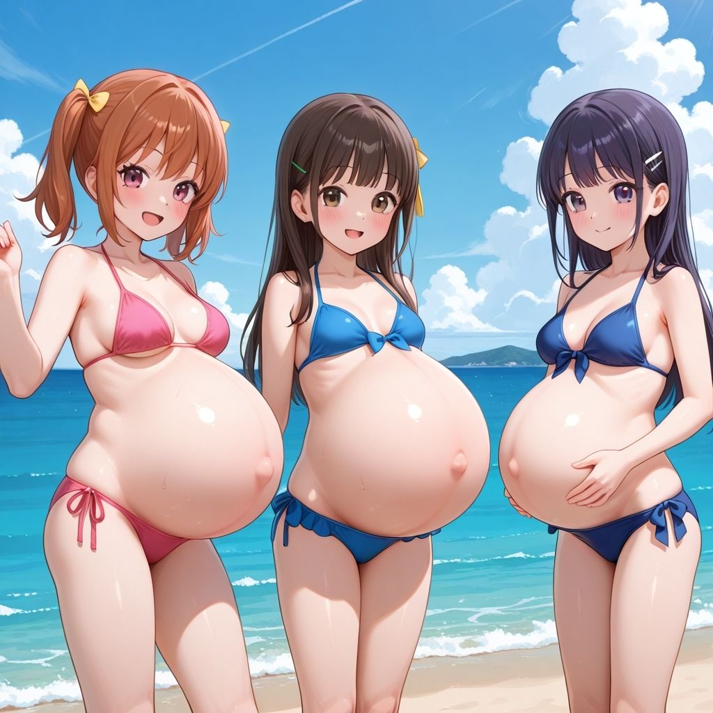 サンプル画像5:びきにんぷ〜まだまだ夏は終わらない〜(髀肉) [d_659729]