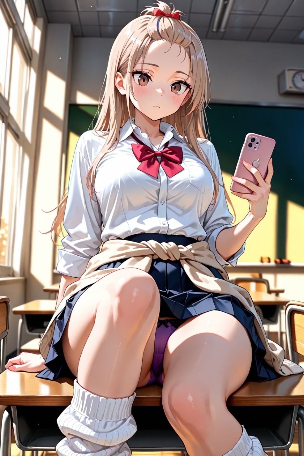 サンプル画像1:あいつ誰でもヤラせてくれるってよ(ぽよプッチ) [d_659741]