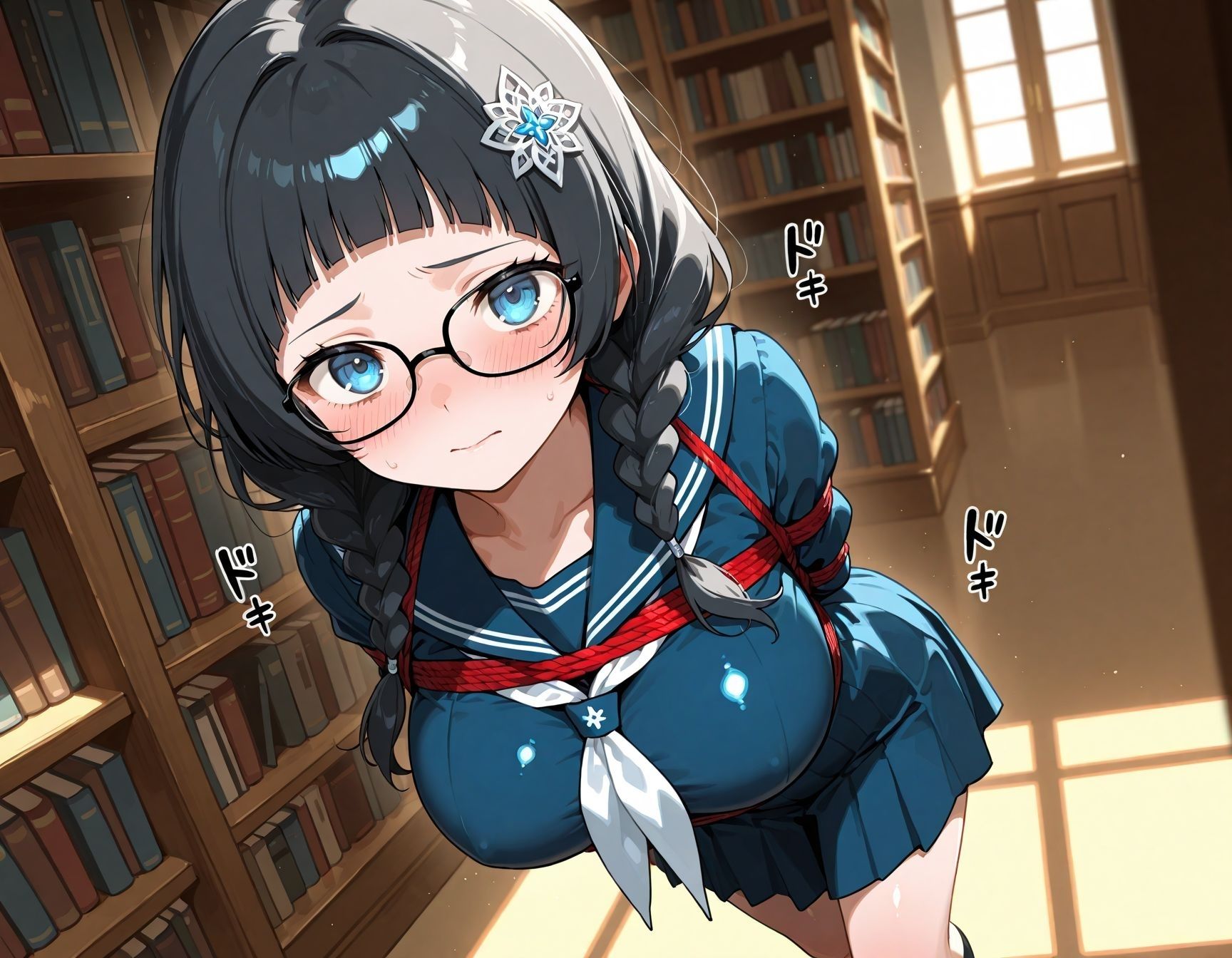 サンプル画像1:監禁  清純図書委員(スパイスカレー) [d_659770]