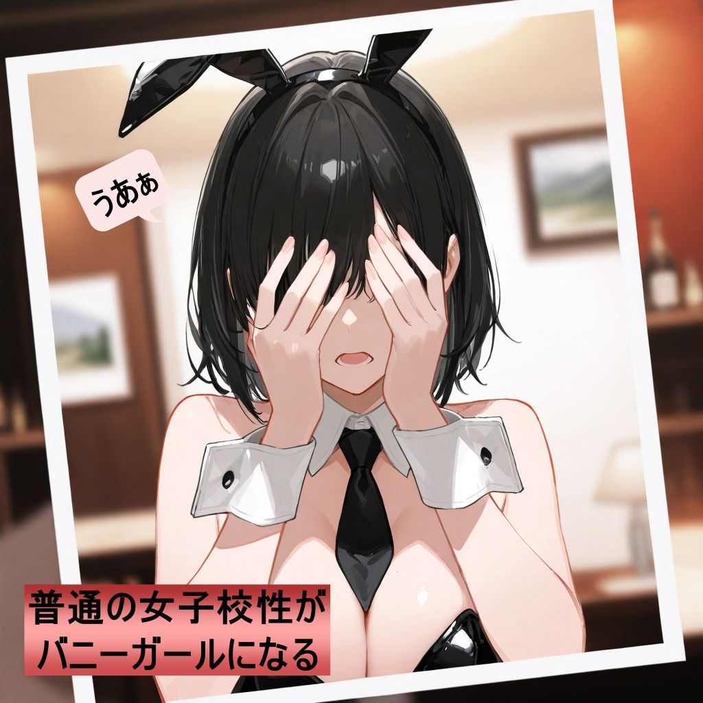バニーガール女子校生〜お仕事はおじさま達の性便器 画像1