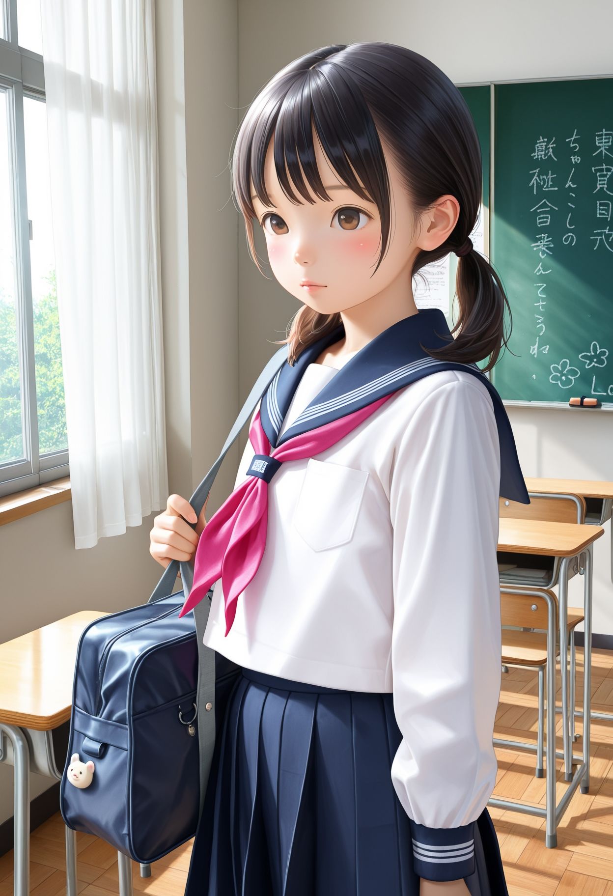 ちっぱい娘放課後性指導1