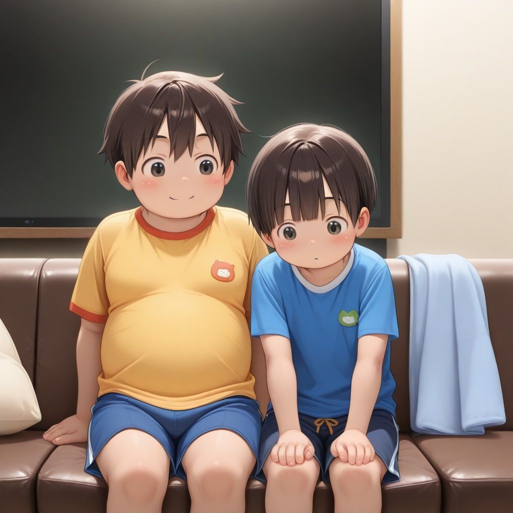 性欲多感なぷにショタが友達同士でいちゃいちゃしてたらセックスまでしだして仲良しに サンプル画像 2