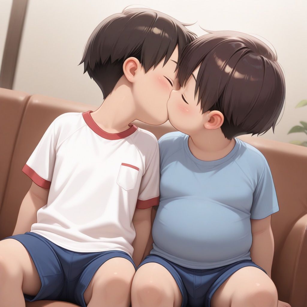 性欲多感なぷにショタが友達同士でいちゃいちゃしてたらセックスまでしだして仲良しに サンプル画像 3