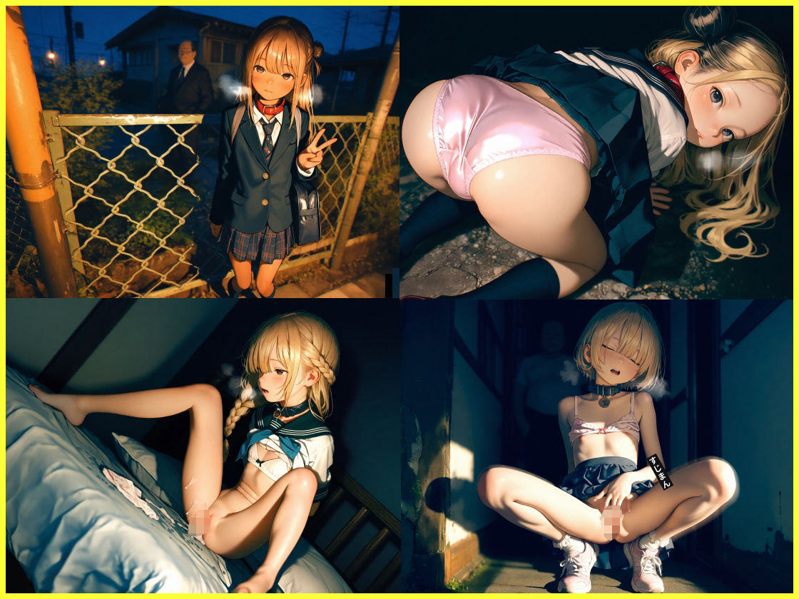 サンプル画像5:金髪少女ときもおじ(美女紹介所) [d_659933]