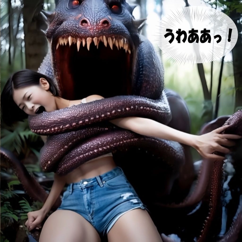 サンプル画像5:【動画】Sayaの変態日記/丸呑/肉食怪物完食編(人妻Sayaの変態日記) [d_659961]