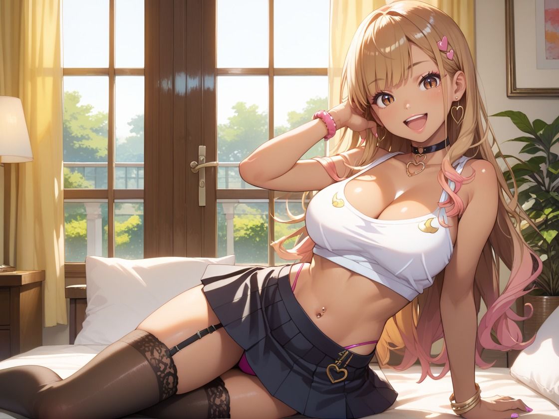エロカワ巨乳ギャルの性生活をのぞき見 画像1