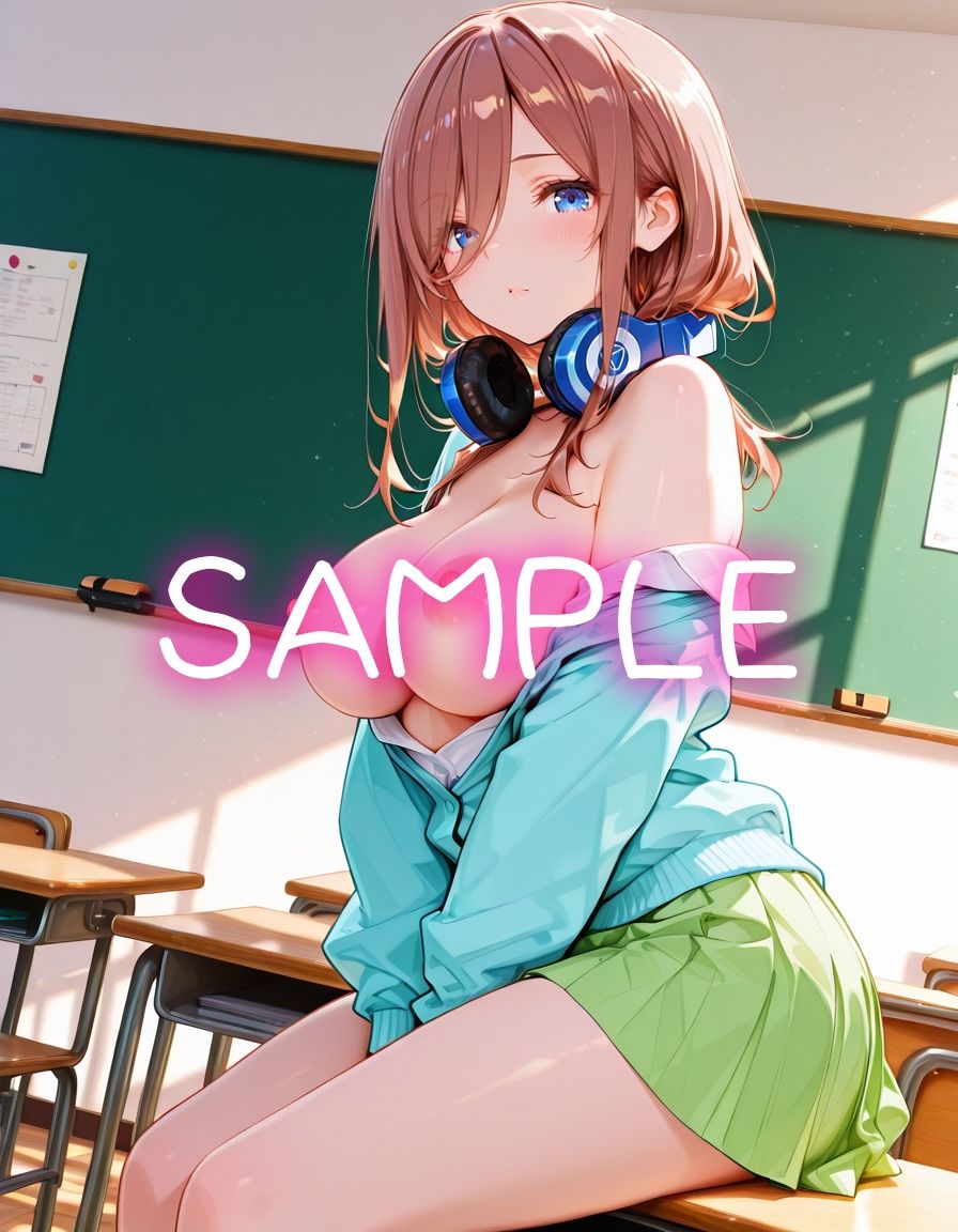 サンプル画像1:姉妹には秘密の放課後…中〇三玖(あぷりこっと) [d_660071]