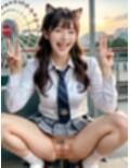 衝撃ショート動画！「承認欲求」強めの女子〇生！SNSをバズらせる為に遊園地で野外露出オシッコ撮影！！おふざけおしっこ！！ピースサイン＆無邪気な笑顔で大量放尿！！