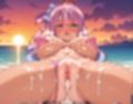 ホ〇ライブ 姫森ル〇ナ 爆乳日焼け水着えっち