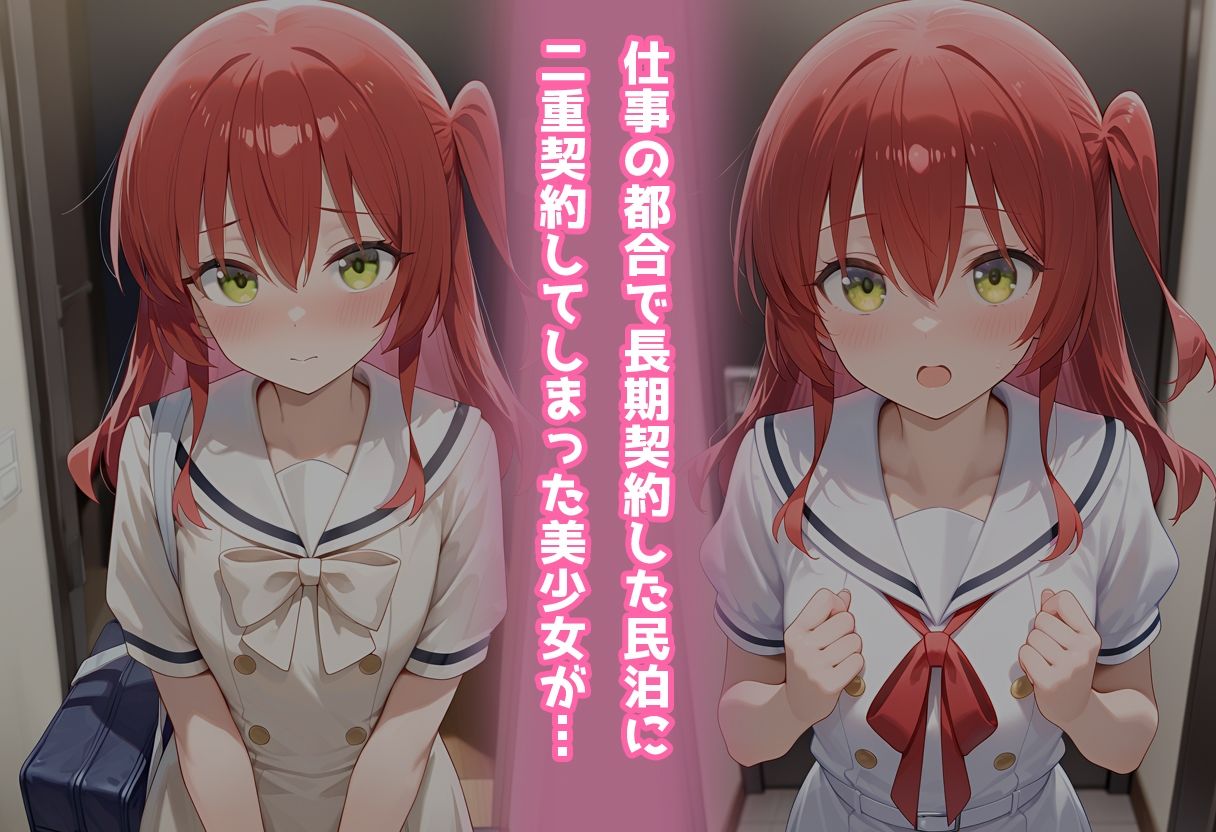 サンプル画像1:民泊トラブル！？…美少女と突然の強●ルームシェア性活 〜喜●郁代編〜(アイポスラボ) [d_660168]