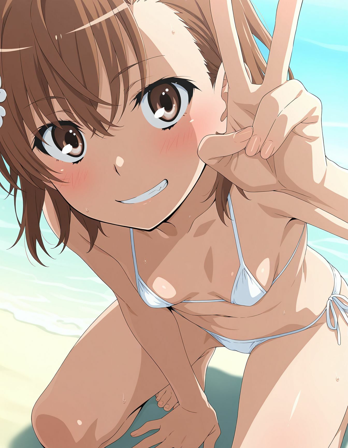 サンプル画像5:御坂美琴 CG集 Vol.1(スタジオ神楽) [d_660210]