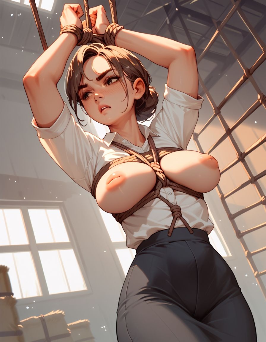 サンプル画像5:美人秘書緊縛図鑑1(同人集団とるとれす) [d_660220]