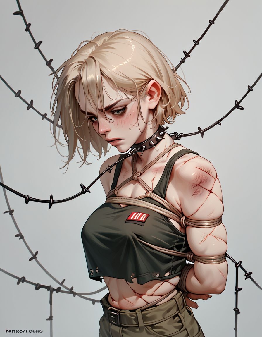 サンプル画像1:女性兵士虐●記録1(同人集団とるとれす) [d_660243]