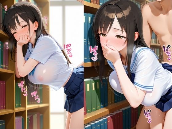 サンプル画像6:【淫乱学園】性処理係〜図書委員は声を抑えて快楽を受け止める〜(ALCO) [d_660252]