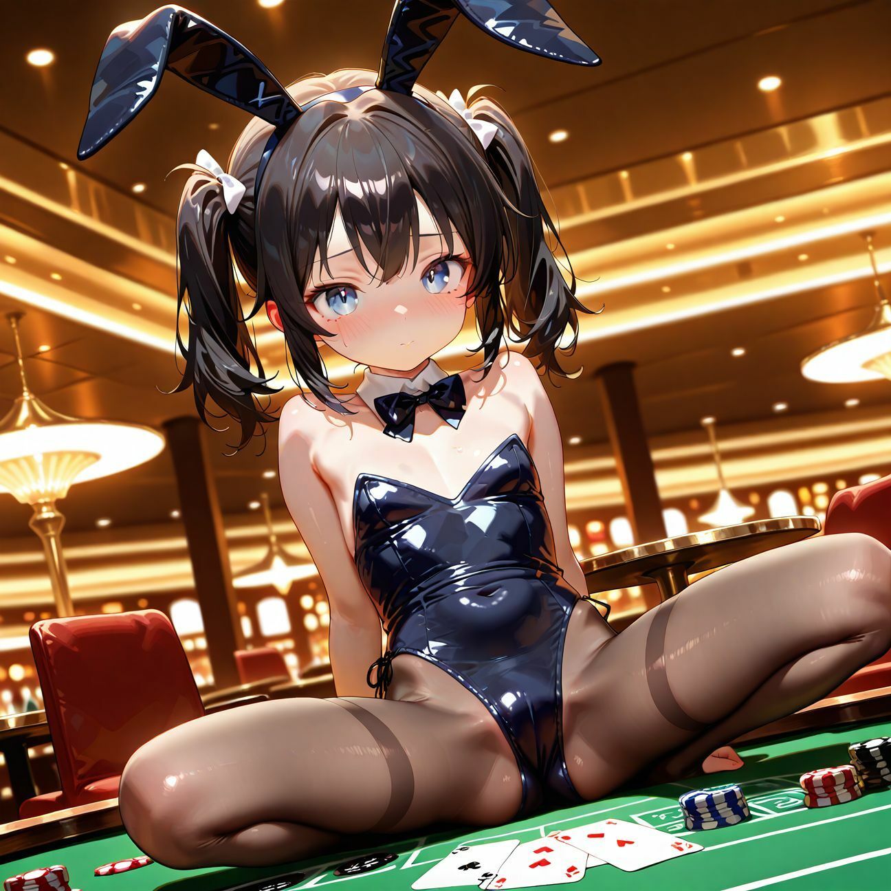 勝利のご褒美は美少女バニーガールとの秘密タイム1