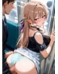 電車内セクハラ  〇レン・〇・〇スタリオ  〜秘部を弄られ公衆絶頂、全身ぶっかけ中出しアクメ〜499枚 私服/電車内/セクハラ/絶頂/フェラ/後背位/中出し/ぶっかけ