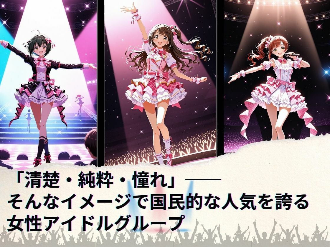 サンプル画像1:トップアイドルの裏帳簿 〜華やかさの裏に眠る営業記録〜 Cute 前編(ほぼ全年齢じゃないです) [d_660468]