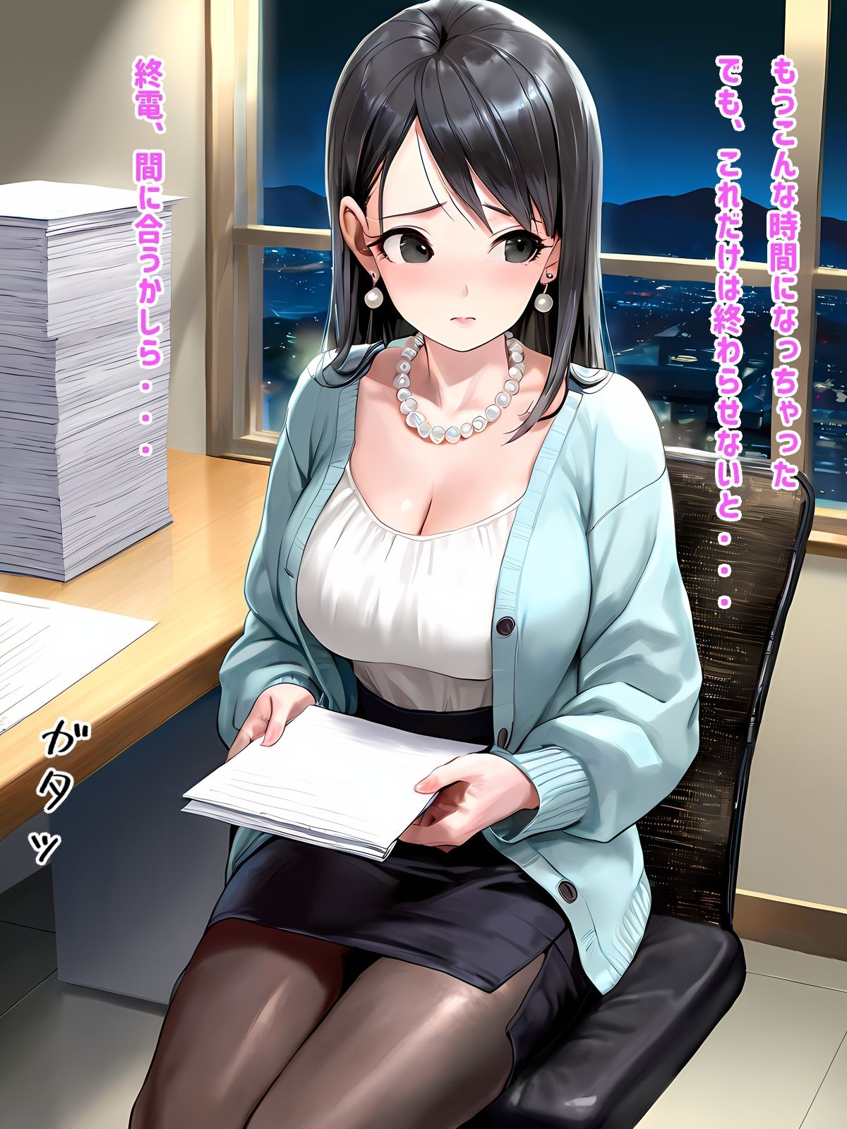 サンプル画像2:堕とし屋〜お前らの理想、全部俺。〜 1「清楚系OL霞野静菜24歳」(堕とし屋本舗) [d_660589]