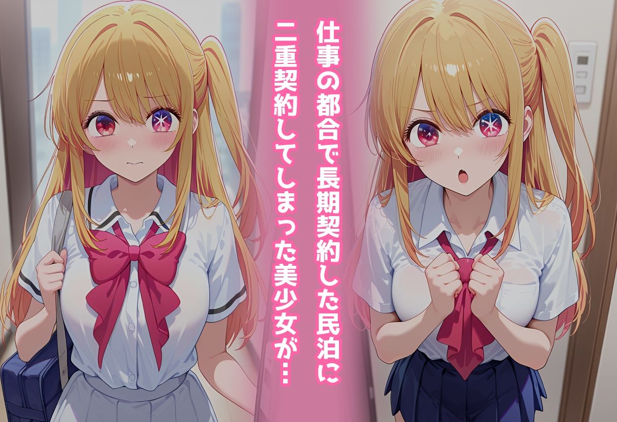 サンプル画像1:民泊トラブル！？…美少女と突然の強●ルームシェア性活 〜星●ルビー編〜(アイポスラボ) [d_660731]