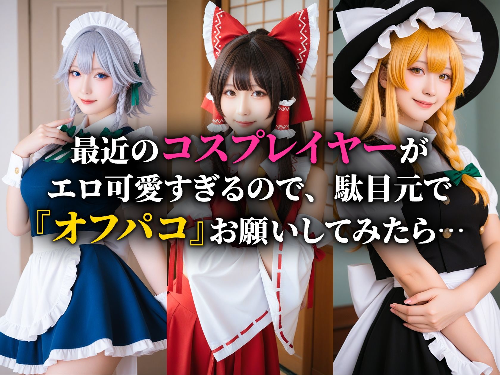 サンプル画像1:【動画】東方仮装姦 〜 Touhou Cosplay Sex.(シコシ工房) [d_660755]