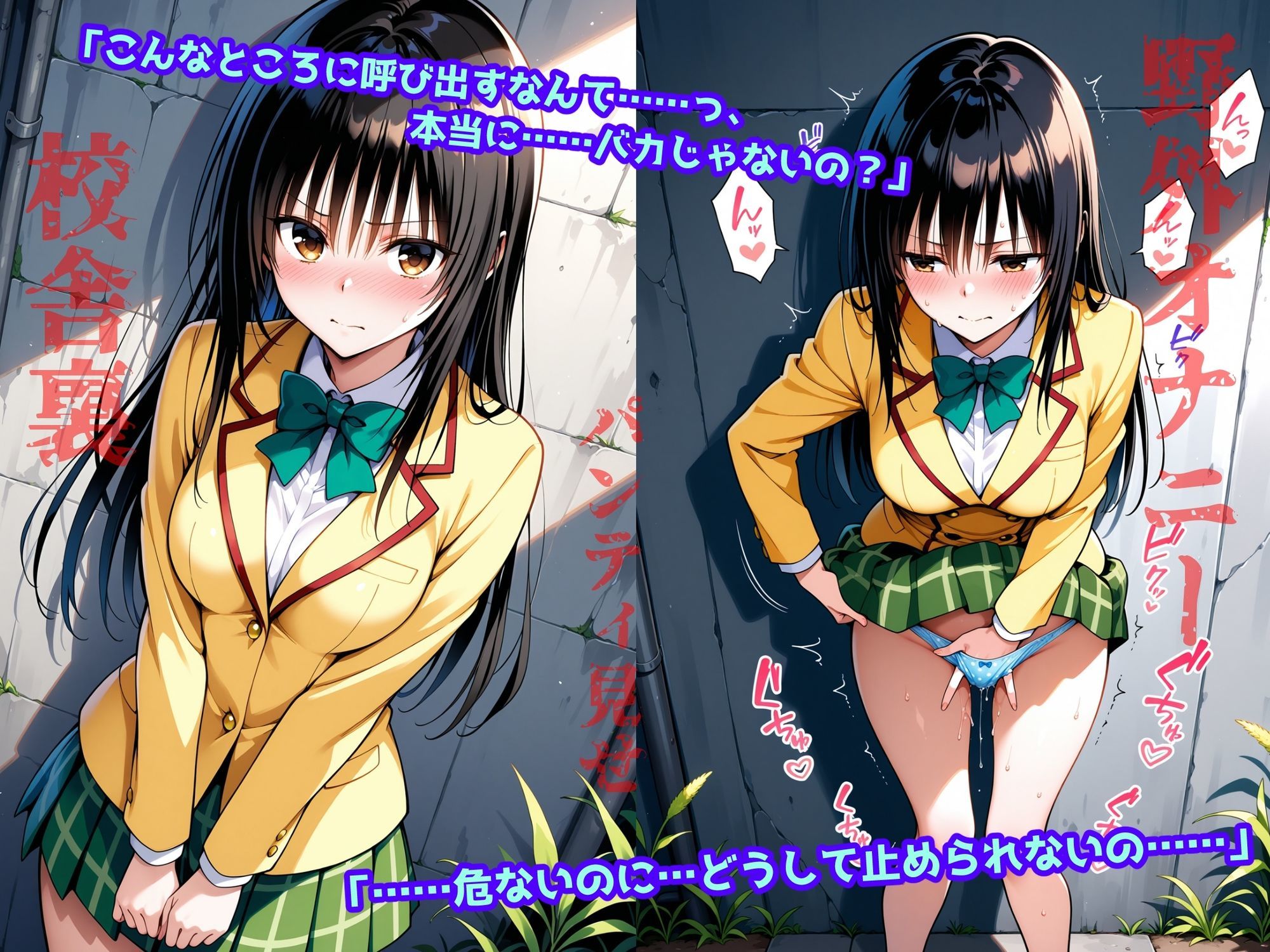 サンプル画像3:ヒロイン鬼ハメ  ●手川唯と学校でえっちしよっ(おにはめ本舗) [d_660783]