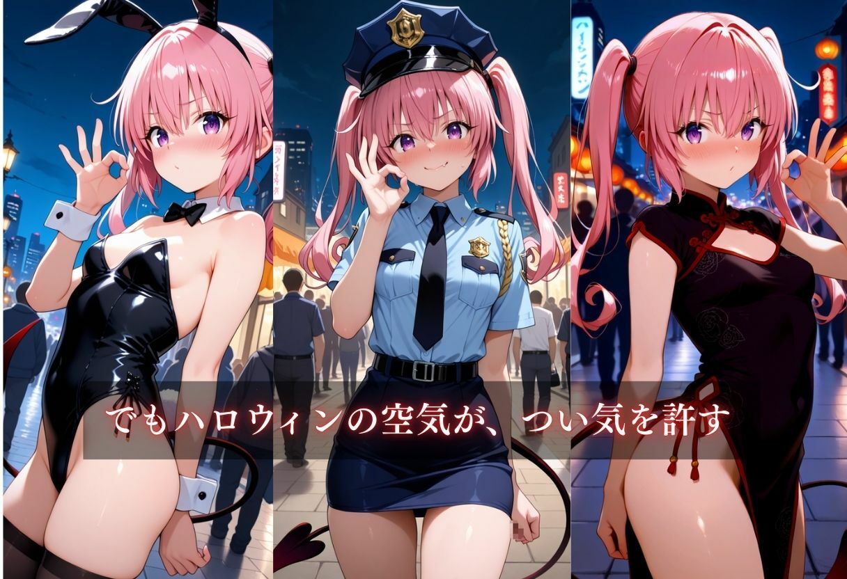 サンプル画像6:コスプレ〜淫らなハロウィン〜ナナ・アスタ・デビルーク(ウリボーデザイン) [d_660844]