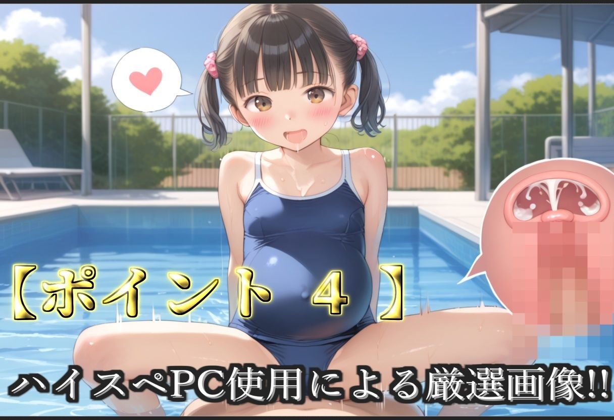 【新作価格】【豪華特典あり】スク水つるぺたロリ学園乱交 秘密の水泳授業集団孕ませ編【500個】 画像6