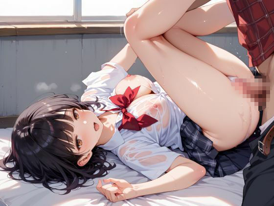 サンプル画像2:爆乳女子生徒に種付プレス(むちむちランド) [d_660911]