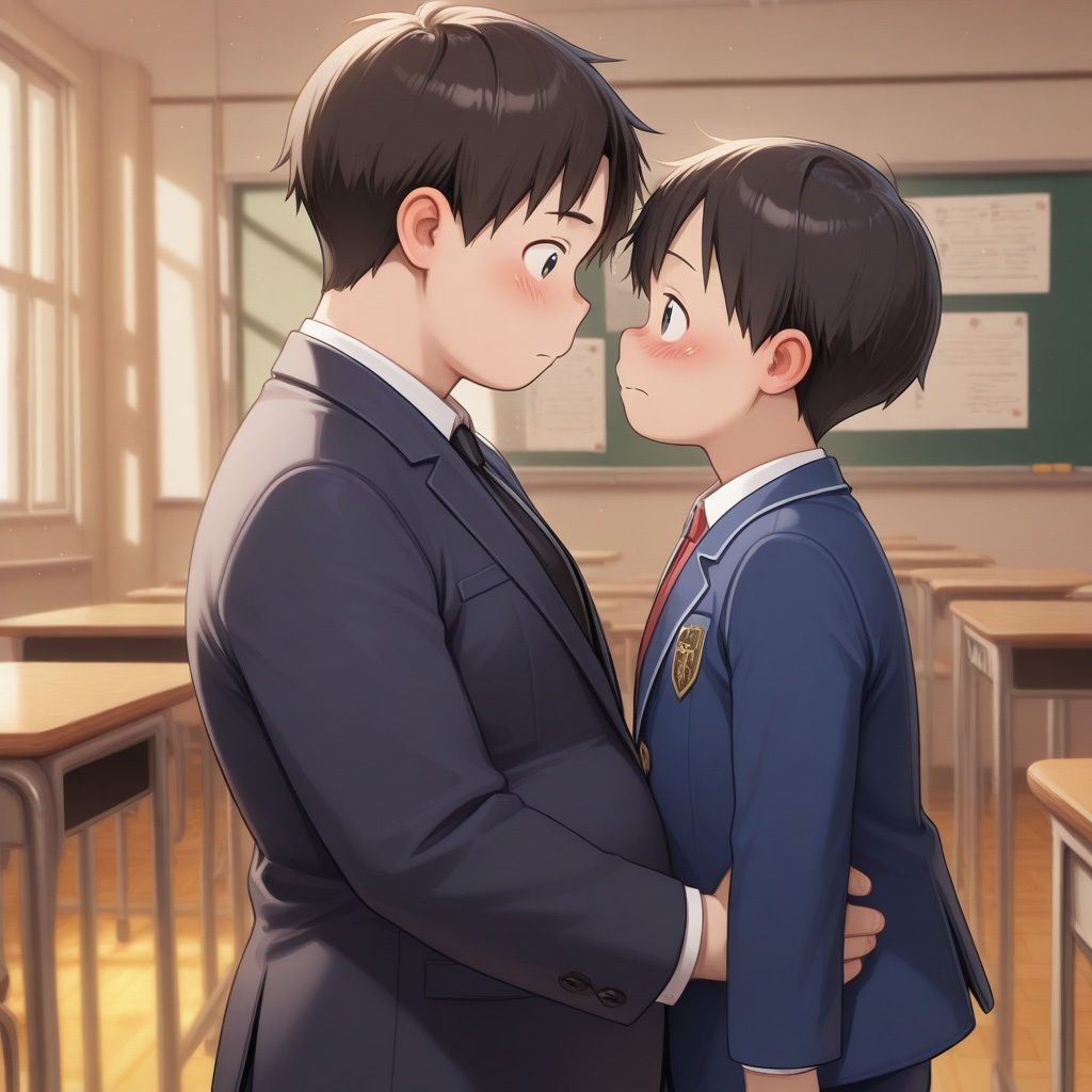 先生が大好きなぷにショタが誰もいない放課後の教室で秘密のエッチ サンプル画像 2