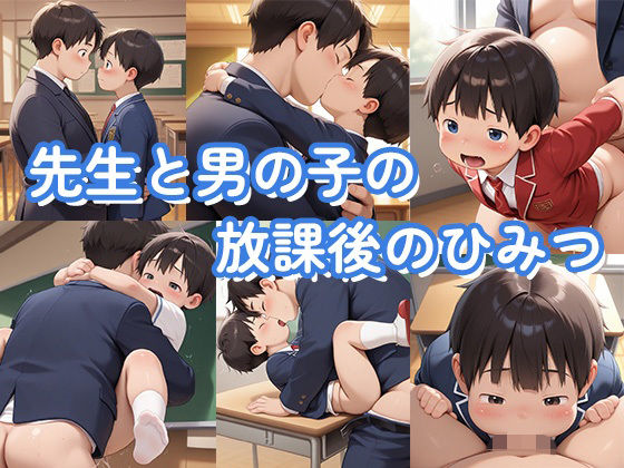 先生が大好きなぷにショタが誰もいない放課後の教室で秘密のエッチ