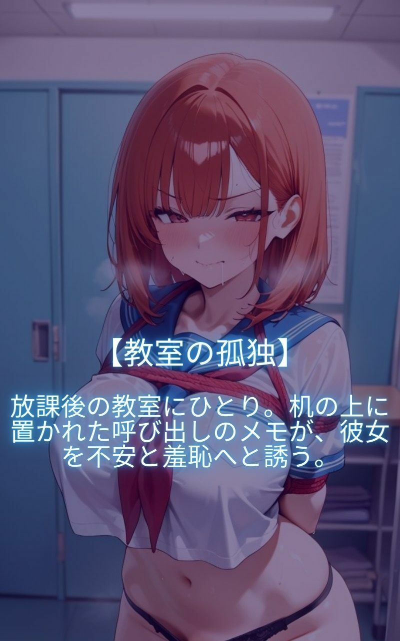 サンプル画像1:校則違反をした女子生徒に中出しSEXービッチJK編ー(制服同好会) [d_660970]