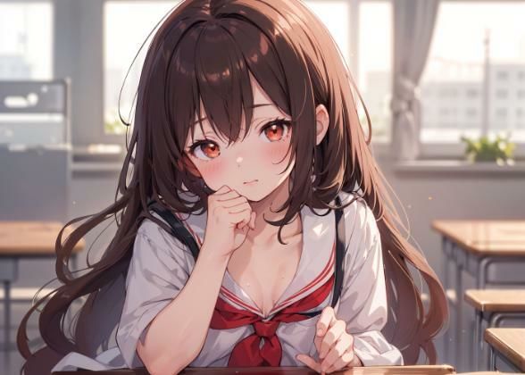 クラスで一番人気の超絶美女JKがエロすぎる 画像1